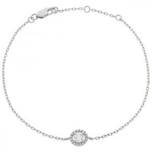 DIAMOND CHAIN BRACELET IN 18 CT GOLD
